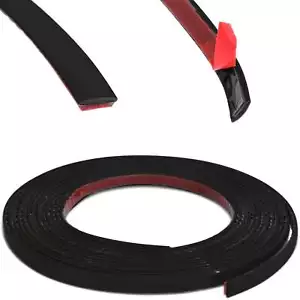 Zierleiste 30mm x 5m | Schwarz flexibel selbstklebend | Kontur Leiste universal - Bild 1 von 8