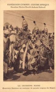Niger - The Black Cruise - Djerma warriors in parade costume - Publ. Citroën Cen - Picture 1 of 2