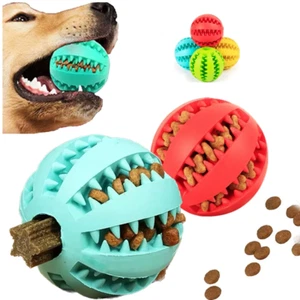 Puppy Toys Dog Toy Food Treat Interactive Puzzle Ball for Tooth Teething Pet # - Picture 1 of 12
