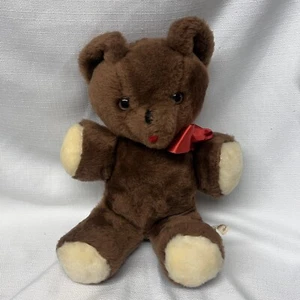 Vintage Eden Wind Up Musical Brown Teddy Bear Plush Stuffed Animal Working - Picture 1 of 7