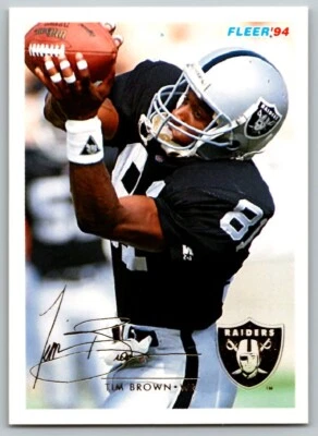1994 FLEER TIM BROWN LOS ANGELES RAIDERS #232 - Image 1 of 2