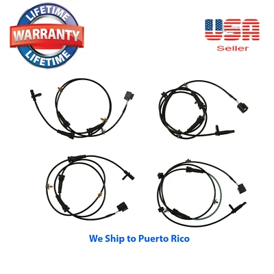 Sensor de velocidad de rueda 4 ABS delantero trasero derecho e izquierdo ajuste Nissan NV200 2013-2019 TRACCIÓN DELANTERA Foto 1 de 4