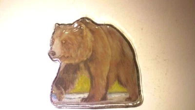 Animals of North America 2008 Somalia 1 dollar coin Grizzly Bear SN10306 - Image 1 of 2