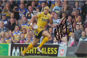 LEEDS RHINOS HAND SIGNED BEN JONES BISHOP 6X4 PHOTO 2. - Picture 1 of 1