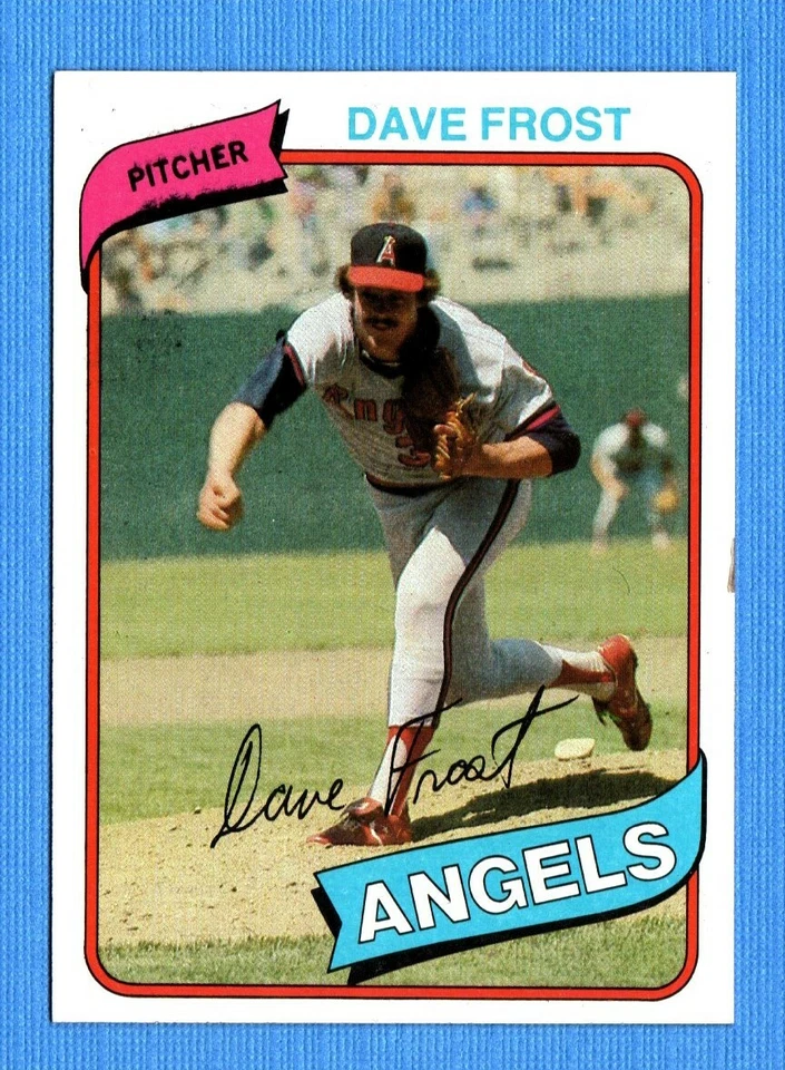 1980 Topps #423 Dave Frost EXMT Angels - Image 1 of 1