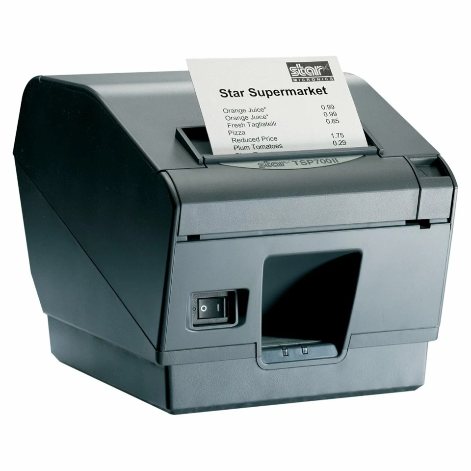 STAR MICRONICS, TSP743IIU-24GRY, THERMAL, PRINTER, CUTTER, USB, GREAY, REQUIRES - Image 1 of 1