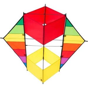 F-Box Beach Rainbow Kite 100cm x 85cm HQ Kites Kit RTF New! - Picture 1 of 1