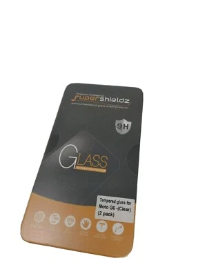 Protector de pantalla de vidrio templado cubierta completa Supershieldz para Motorola Moto G6 Foto 1 de 4