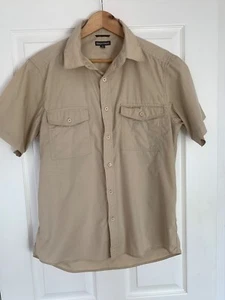 Craghoppers mens beige short sleeve Solarshield shirt size M - Picture 1 of 11