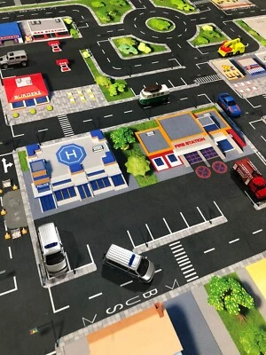 Premium SkippiDoo Straßenteppich Autoteppich street rug Spielteppich Kinder - Bild 1 von 4