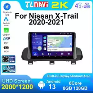 Reproductor de radio estéreo para automóvil Android navegación automática 8 núcleos para Nissan X-Trail 20-2021 - Imagen 1 de 48