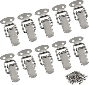 Zorfeter Chiusura a levetta piccola in acciaio inox a molla chiusura fibbia per - Foto 1 di 2