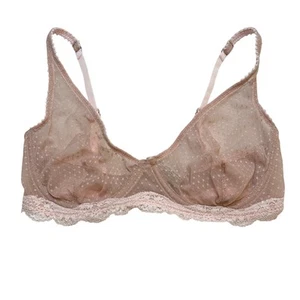 NEW Free People Soft Pink Lace Bra sz 34D  - Picture 1 of 6