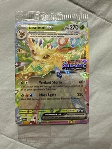 Leafeon ex - Stamped : Prismatic Evolutions - 006/131 - Sealed cello w Code QTY - Picture 1 of 2