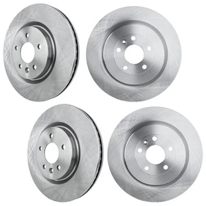 Front & Rear Brake Disc Rotors for Lincoln MKT Ford Explorer Flex 2013-2019 - Picture 1 of 12