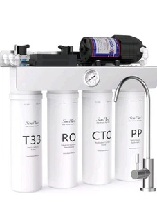 SimPure T1-400 Under-Sink UV Tankless Reverse Osmosis Water Filtration System - Picture 1 of 4