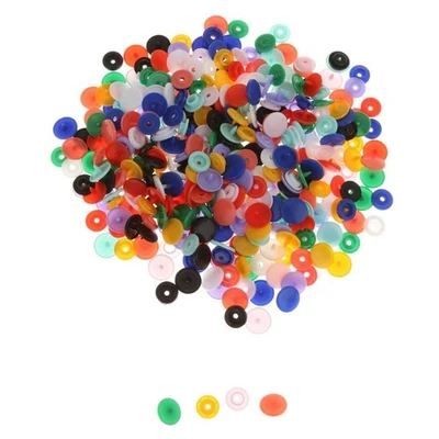 Colorful Resin Snap Button Fasteners, Punch for Clothing, - Image 1 of 4