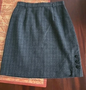 Minifalda recta forrada gris Spivak, S - Imagen 1 de 5