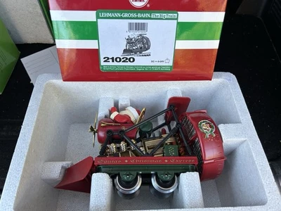 LGB 21020 Santa Christmas Express Flyer, G Scale, C7/EX, Fan Power, Very Fast!! - Image 1 of 4