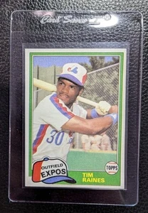 1981 TOPPS TRADED #816 TIM RAINES ROOKIE CARD RC MONTREAL EXPOS HOF - Picture 1 of 2