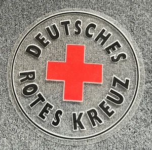 PEGATINA TRANSPARENTE PARABRISAS CRUZ ROJA ALEMANA (CRUZ ROJA ALEMANA) - Imagen 1 de 3
