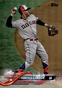 TOPPS UPDATE RAINBOW FOIL 2018 #US157 FRANCISCO LINDOR - Foto 1 di 2