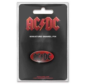 AC/DC Mini Pin Badge: Oval Logo Mini: small red Official Merchandise gift £pb1 - Bild 1 von 7