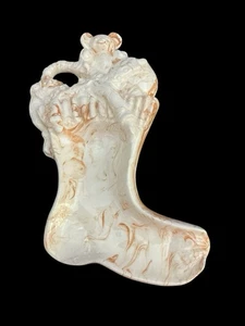 Plato de baratija de caramelo vintage de arcilla de Tennessee para medias de Navidad - Imagen 1 de 8