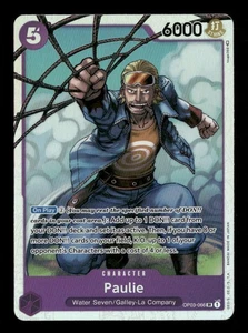 Paulie OP03-066 One Piece Pillars of Strength SR NM Inglés - Imagen 1 de 2