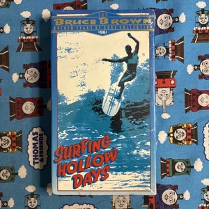 Bruce Brown Films SURFING HOLLOW DAYS   VHS 1990 - Imagen 1 de 6