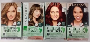 Clairol Natural Instincts Hair Color Dark Blonde/Light Cool Brown/Med Red/Black - Picture 1 of 7