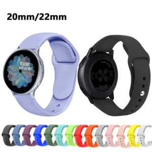 Strap For Samsung Galaxy Watch 6 5 Pro 4 40/44mm 40/42/44mm Silicone Sport Band - Bild 1 von 23
