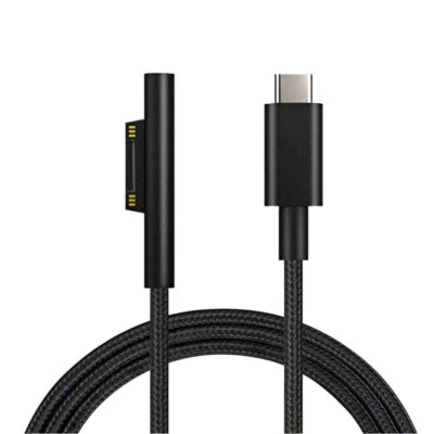 Nylon USB-Type C 3.1 Male PD 100W Charging Cable for Microsoft Surface 6FT 1.8M - Image 1 of 4