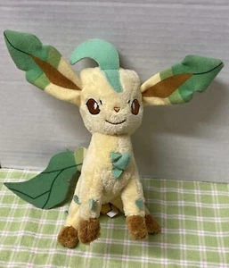Pokemon Nintendo Leafeon Official Plush Stuffed Animal Small 6.5” Jakks 2009 CB - Picture 1 of 9