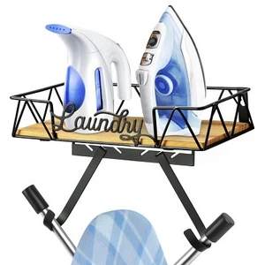 Ironing Board Holder Iron Board Wall Mount Ironing Board Hanger Laundry Room Org - Picture 1 of 6