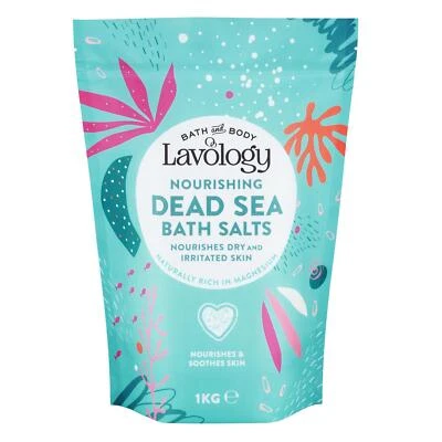 Dead Sea Bath Salts by Lavology - Nourishes Dry & Irritated Skin