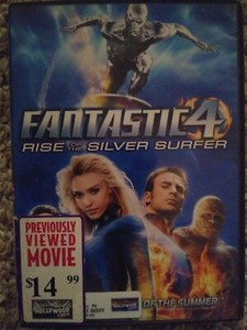 The Fantastic Four: Rise of the Silver Surfer (DVD, 2009, Dual Side; Movie Cash)