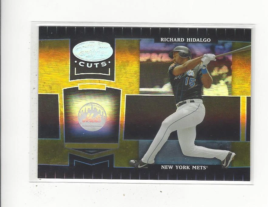 2004 Leaf Certified Cuts Marble Gold #94 Richard Hidalgo Mets /25  - Image 1 of 1