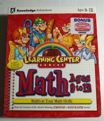 Learning Center Series Math Ages 9 to 12 (PC, 2002). Knowledge Adventure. - Image 1 of 4