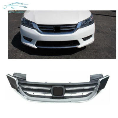 Front Bumper Upper Grille For Honda Accord 2014/2015 4-Door Sedan 2.0L/2.4L/3.5L - Image 1 of 4