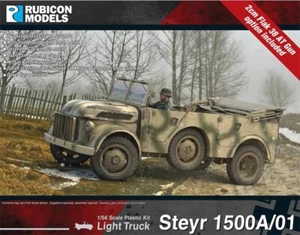 Camión ligero Rubicon Models 280113 German Steyr 1500A/01 con antiaéreo opcional de 2 cm 38 - Imagen 1 de 1