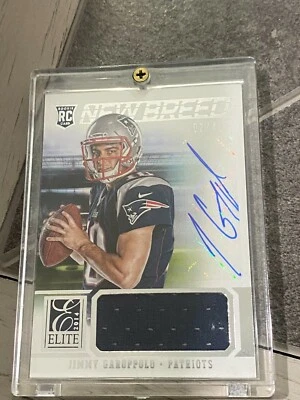 2014 Panini Elite New Breed Jimmy Garoppolo Patch Auto RC 2/49 - Image 1 of 2