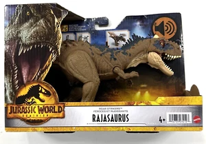 MATTEL JURASSIC WORLD DOMINION ROAR STRIKERS RAJASAURUS FIGURE NEW FAST SHIPPING - Picture 1 of 6