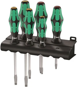 Wera 334 SK/6 Kraftform Plus Lasertip Screwdriver Set 05007680001 - Picture 1 of 10