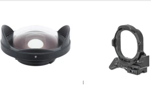 Grandangolare subacqueo Semifisheye INON UFL-G140 ZD + front Mask ZD Insta 360 - Imagen 1 de 6