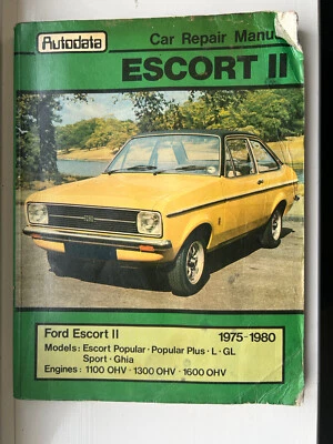 Autodata Car Repair Manual - Escort Mark II 1975-1980 - Image 1 of 4