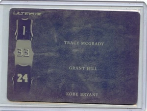 2019 LEAF ULTIMATE #TP-15 KOBE BRYANT, McGRADY HILL "YELLOW PRINTING PLATE" #1/1 - Picture 1 of 2