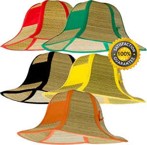 CAPPELLO Pieghevole DI PAGLIA Uomo CAPPELLINO Spiaggia ESTIVO Panama DONNA Cap - Imagen 1 de 4