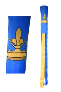 Calcetines de viento de nailon Suffolk Flag de 5' - Imagen 1 de 6