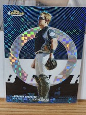 2005 Finest X-Fractors Blue Kansas City Royals Baseball Card #51 John Buck /150 